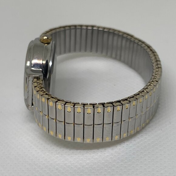 Vanity fair vintage women wrist watch date two tone 23mm quartz analog running - Picture 3 of 6